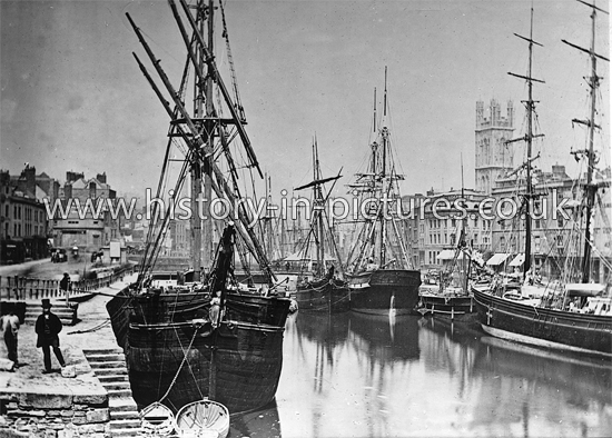 Old Bristol Harbour,c.1880's